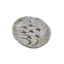 Ceramic dish for solid shampoo